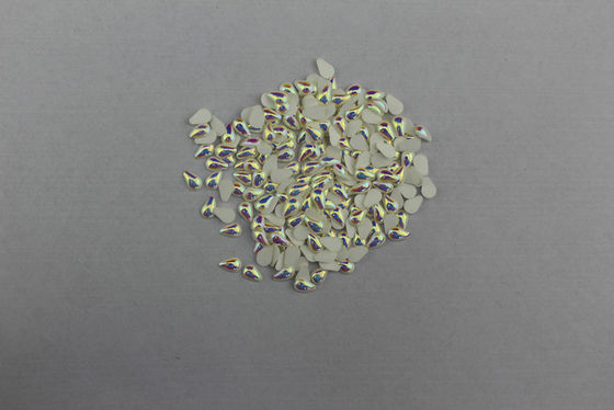 Αμόλυβδη καυτή εποξική ρητίνη Rhinestones Flatback αποτυπώσεων με την ισχυρή διαφανή βάση κόλλας
