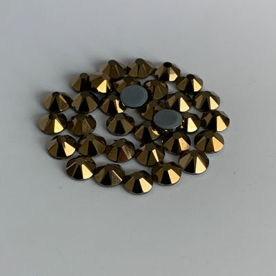 Ο κύκλος έδειξε πίσω Rhinestones/τα ανθεκτικά πέτρινα σπινθηρίσματα Rhinestones
