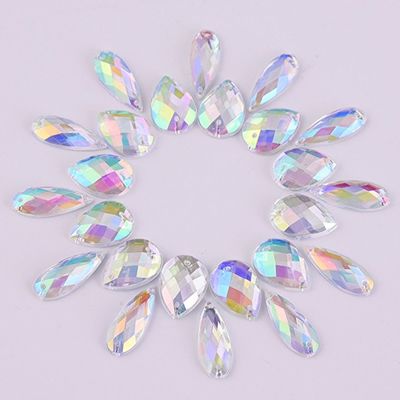 Εξαιρετικά λαμπρό χέρι σε Rhinestones 14 υλικό γυαλιού απόψεων για τα παπούτσια